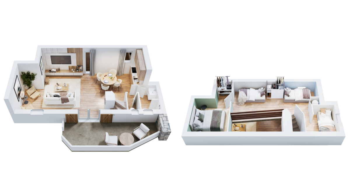 Chalet 6 couchages + avec terrasse